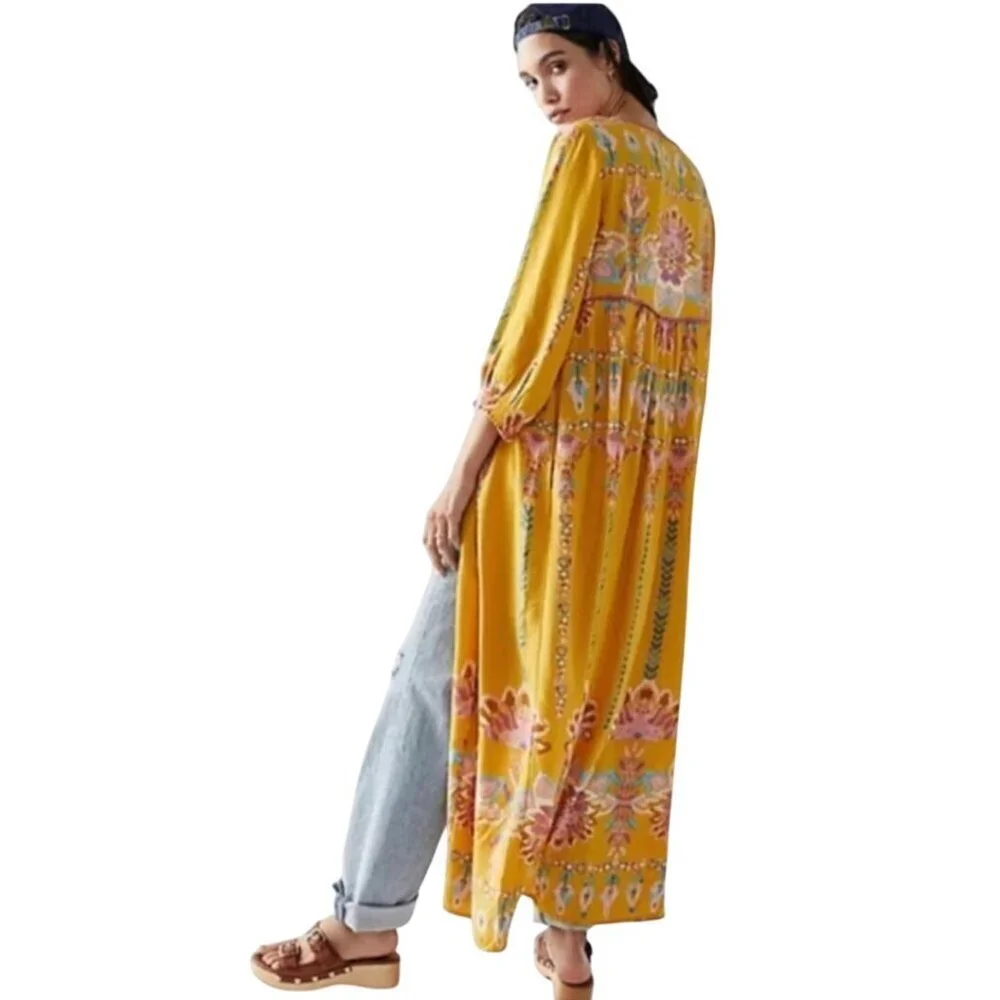 Free People Foley Dress Daylight Combo Dress And Under Dress Bohemian Size M